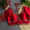 Tew Soft Italian Silk Heavy Handwork Blouse Best Wholesale Shop In Surat